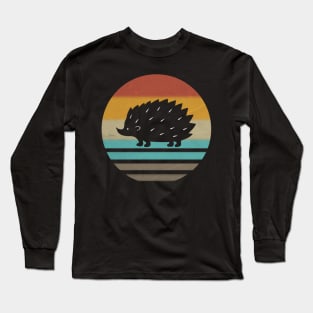 Hedgehog Vintage Hedgehog Lover Long Sleeve T-Shirt